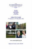 Summerfield Trust Grants Paid 2011 Annual Report