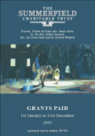 Summerfield Trust Annual Report 2003 Grants Paid